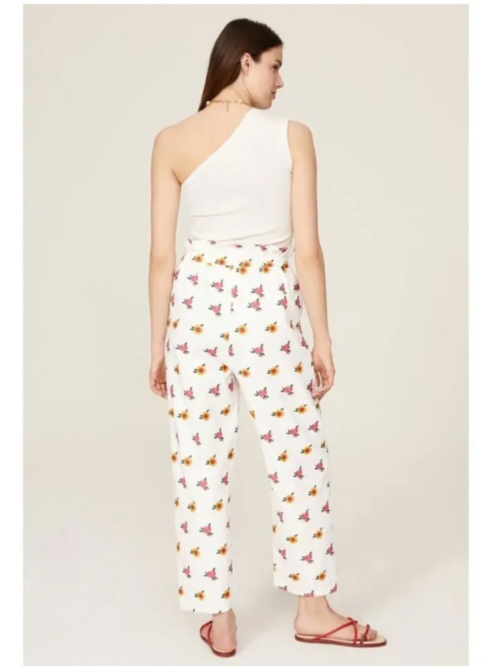 FARM Rio Mixed Flowers Embroidered Pants Size Medium - Picture 9 of 15